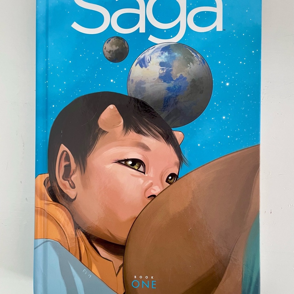 Saga Book One - Hardcover Blue and Brown Cover